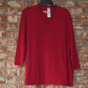 Norm Thompson Red Shirt NWT